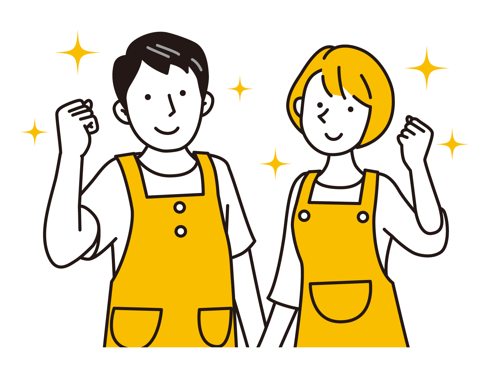 コンビニ店員イラスト